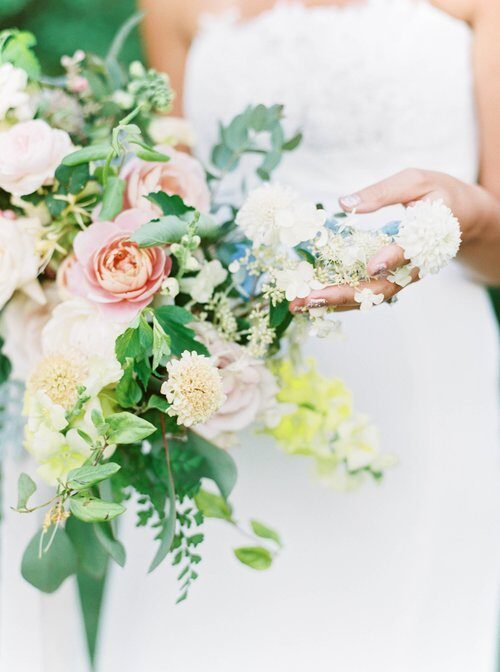 Bride ready for her wedding day
